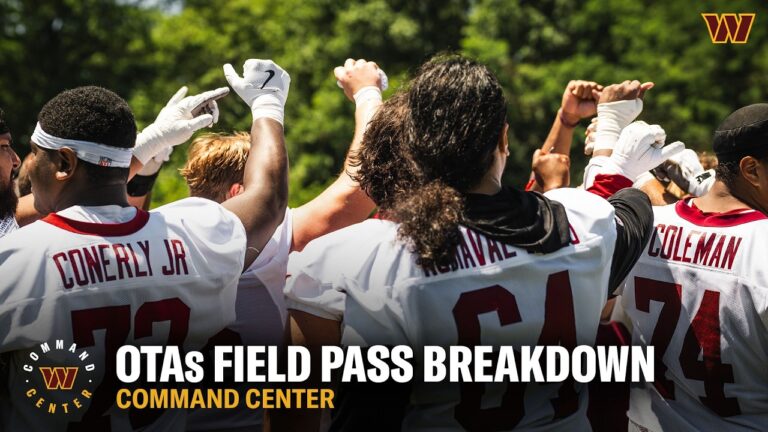 Hitting The Practice Fields! Commanders OTA Field Pass NFL
