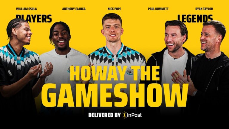 HOWAY THE GAMESHOW Newcastle Players vs Legends!
