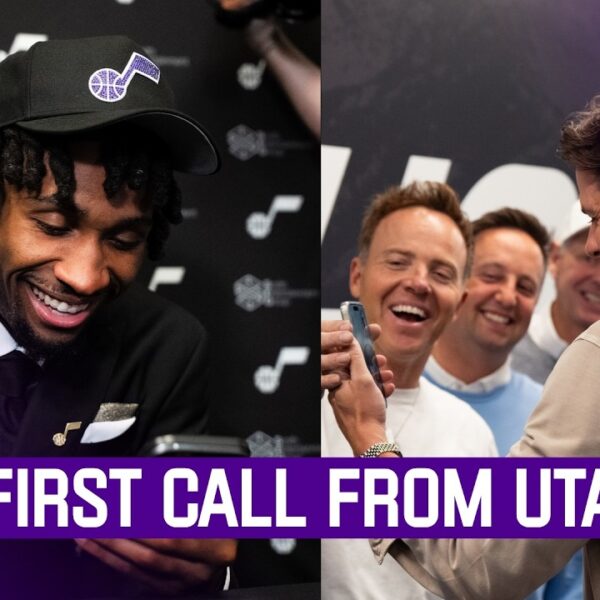 I’m on my way Darryn Peterson gets the call from the Utah Jazz front office