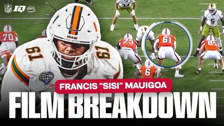 Inside the Film Room: OL Francis Sisi Mauigoa’s College Tape New York Giants