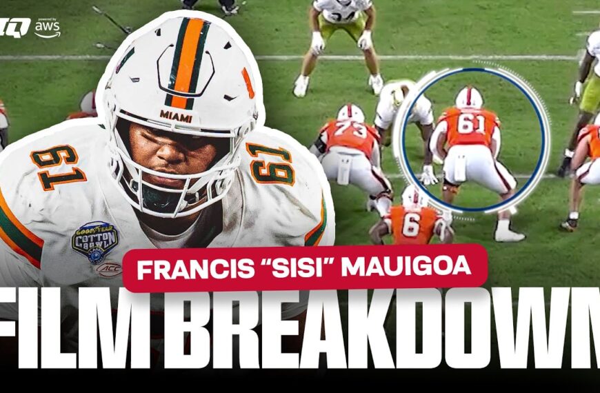 Inside the Film Room: OL Francis Sisi Mauigoa’s College Tape New York Giants