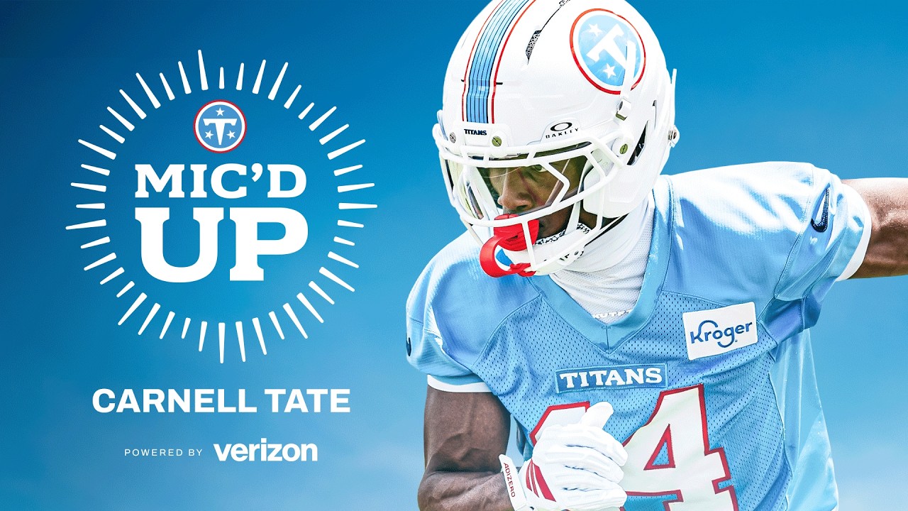 INSIDE Titans Practice with Carnell Tate Micd Up Tennessee Titans