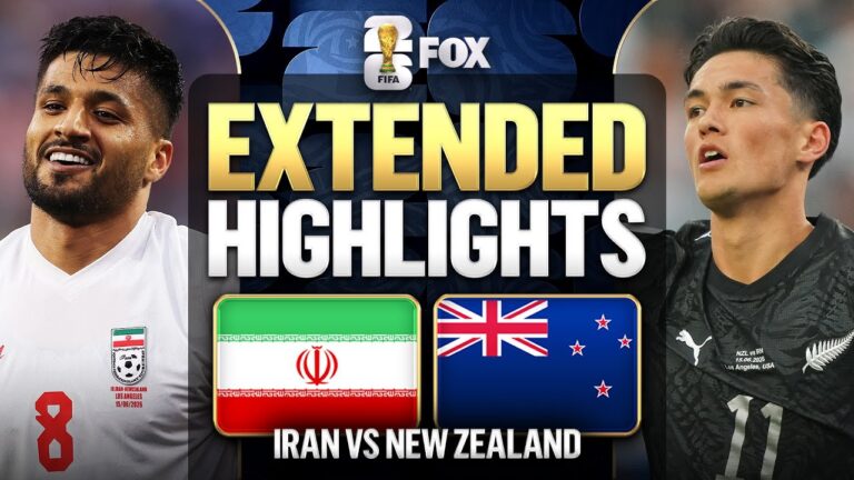 Iran vs New Zealand Extended Highlights 2026 FIFA World Cup