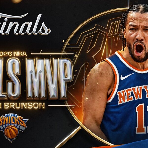 Jalen Brunson is the 2026 Finals MVP 32.6 PPG, 4.6 APG, 4.2 RPG