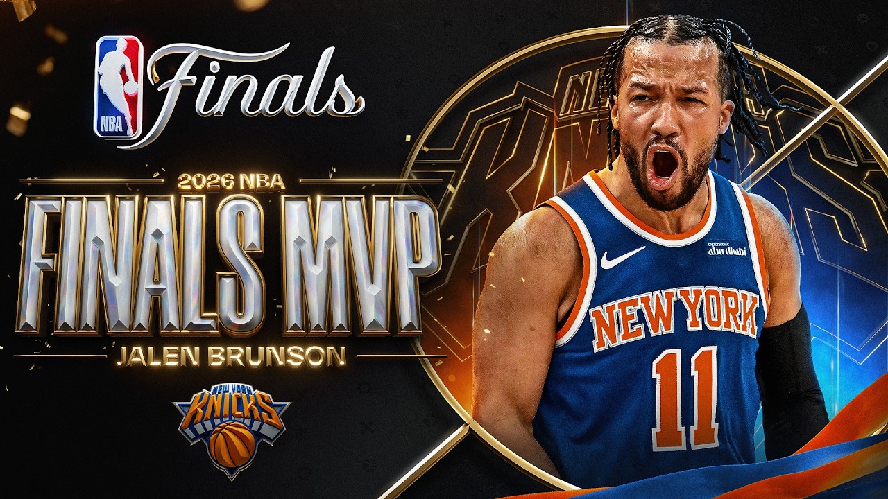 Jalen Brunson is the 2026 Finals MVP 32.6 PPG, 4.6 APG, 4.2 RPG