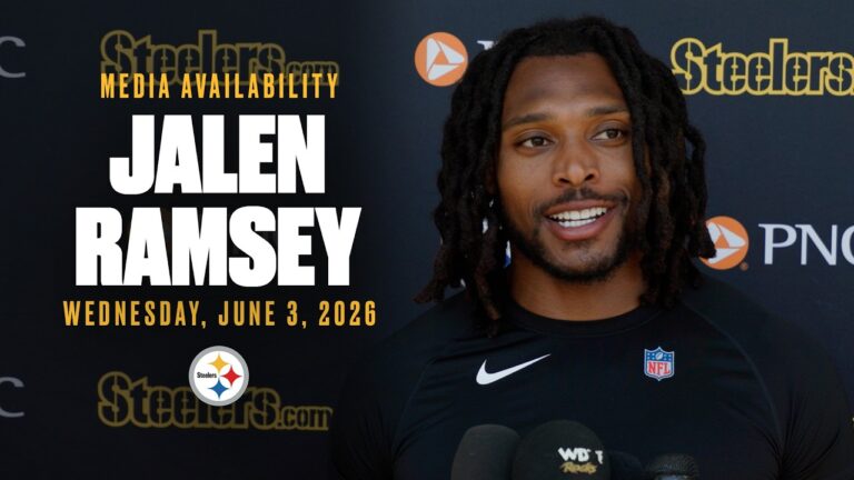 Jalen Ramsey Media Availability (June 3) Pittsburgh Steelers