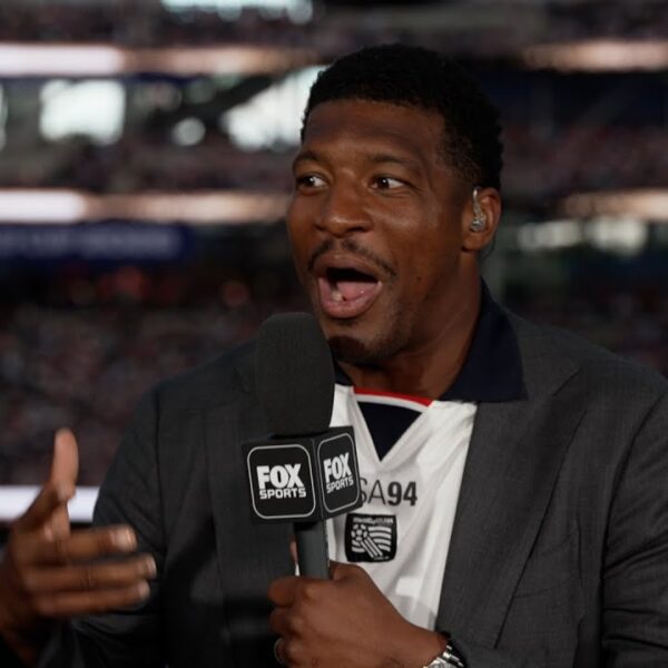 Jameis Winston is HYPED and brings the Ws during USA vs. Paraguay FIFA World Cup NOW