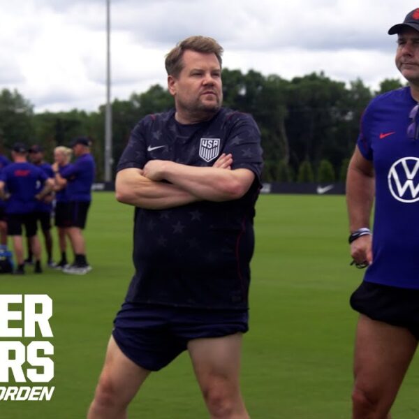 James Corden Helps USA Train for the 2026 FIFA World Cup