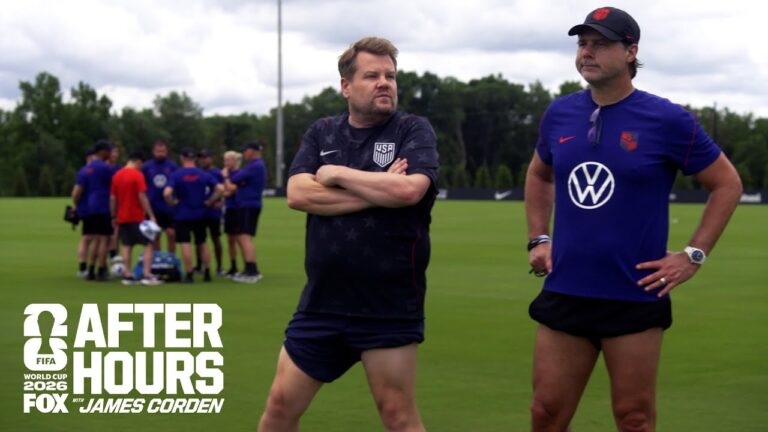 James Corden Helps USA Train for the 2026 FIFA World Cup