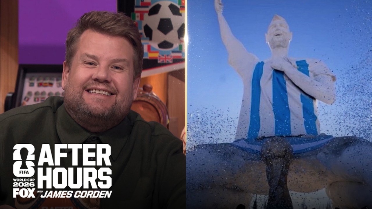 James Corden Reviews The Worst Sports Statues In History After Hours