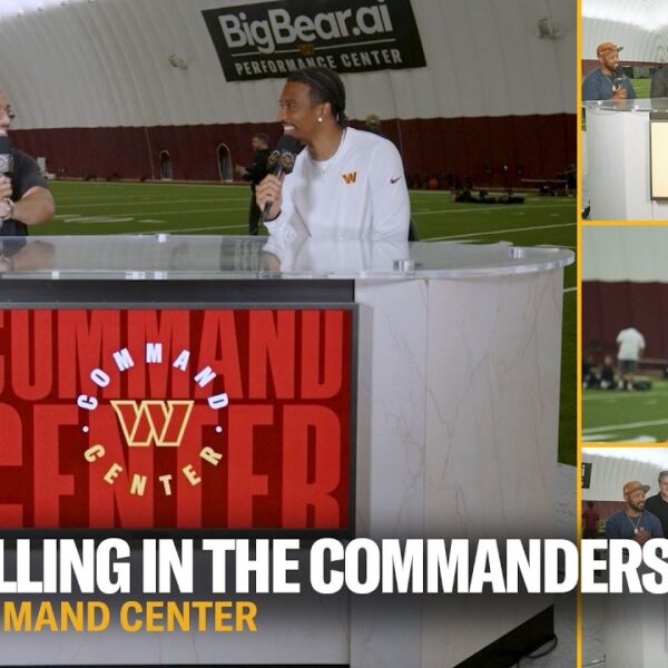 Jayden Daniels 1-on-1, Commanders Catch up at Media Day & 2026 Expectations Command Center NFL