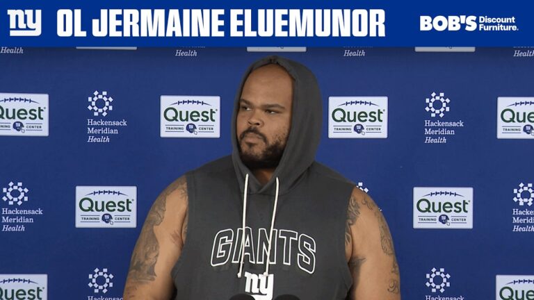 Jermaine Eluemunor on What He&39s Seen From Rookie Sisi Mauigoa New York Giants