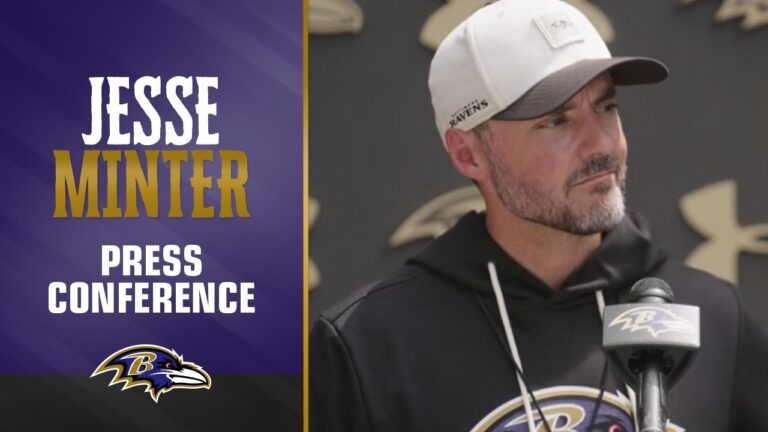 Jesse Minter Optimistic About Defense, Rookie Class Baltimore Ravens
