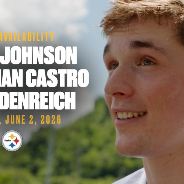 Johnson, Castro, Heidenreich Media Availability (June 2) Pittsburgh Steelers