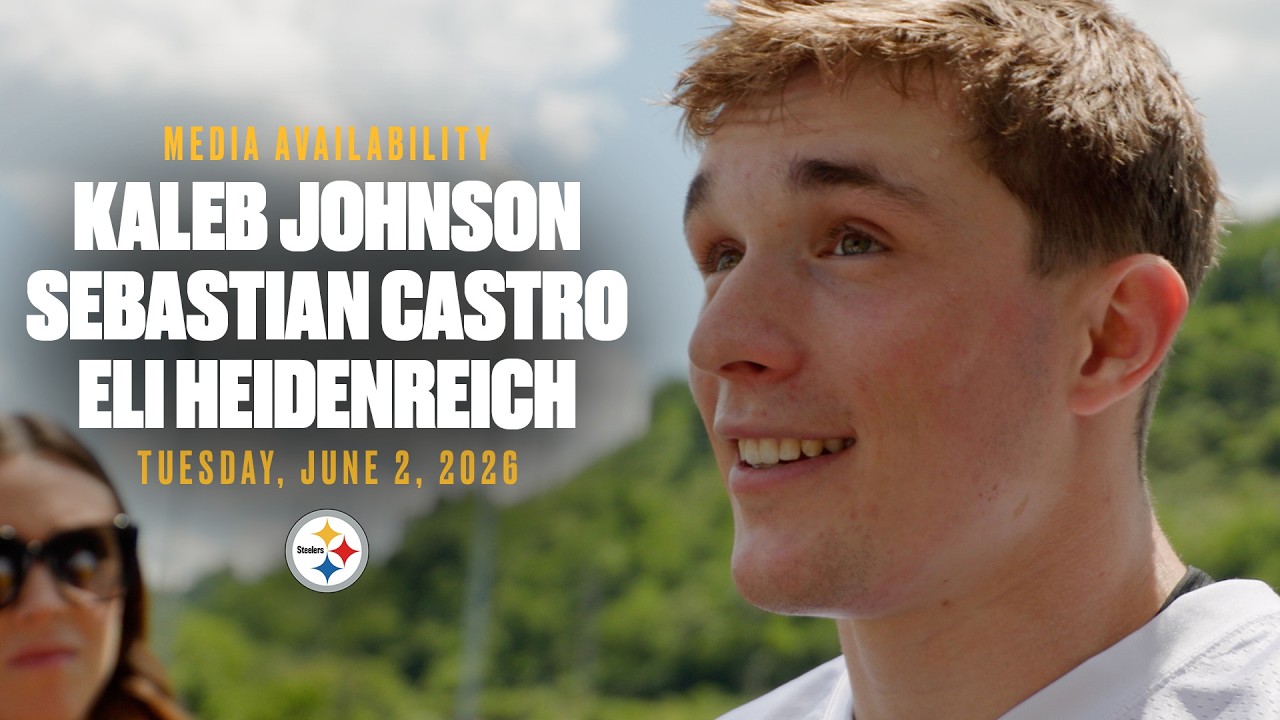 Johnson, Castro, Heidenreich Media Availability (June 2) Pittsburgh Steelers