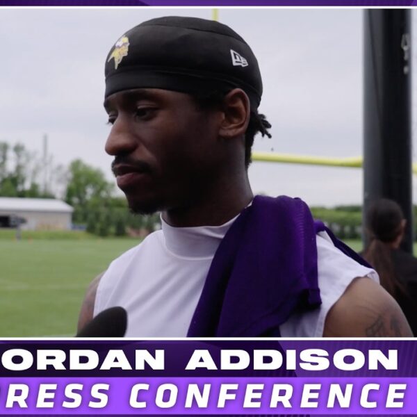 Jordan Addison on Practicing with Kyler Murray & J.J. McCarthy and 2026 Vikings Offseason Training