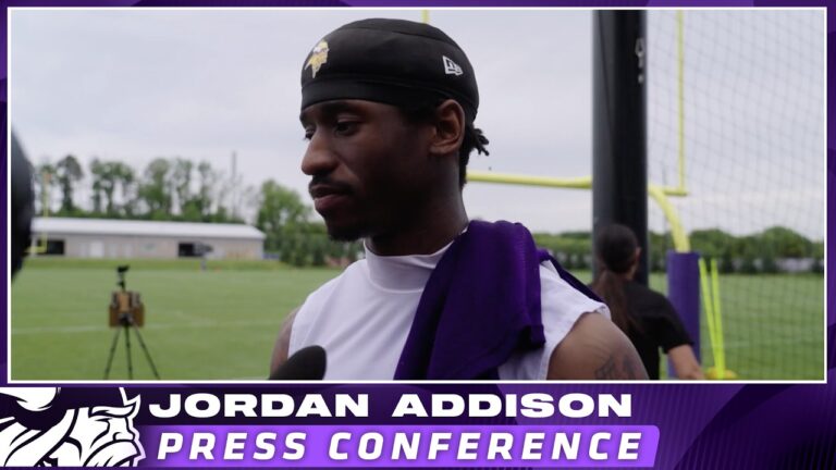 Jordan Addison on Practicing with Kyler Murray & J.J. McCarthy and 2026 Vikings Offseason Training