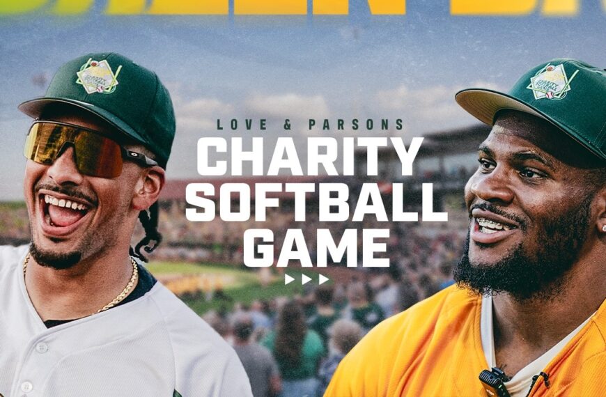 Jordan Love and Micah Parsons Mic’d Up 2026 Charity Softball Game