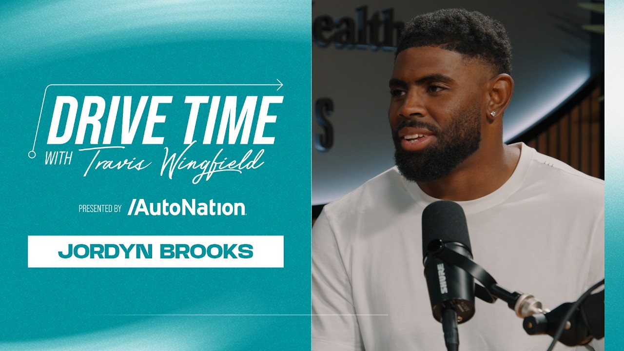 Jordyn Brooks joins Drive Time Podcast Miami Dolphins