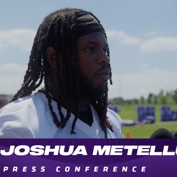 Joshua Metellus on 2026 Vikings Offseason Training: It’s My Job to Help Lead the Way