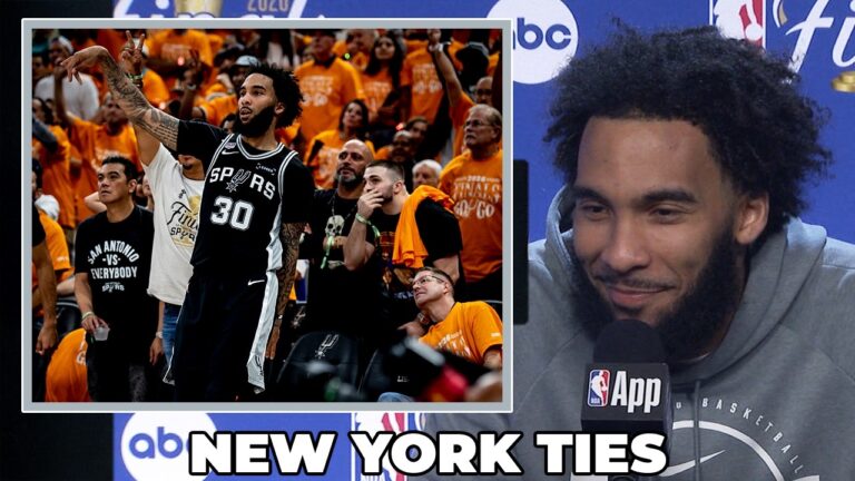 Julian Champagnie on Playing the Knicks in the NBA Finals Being From New York