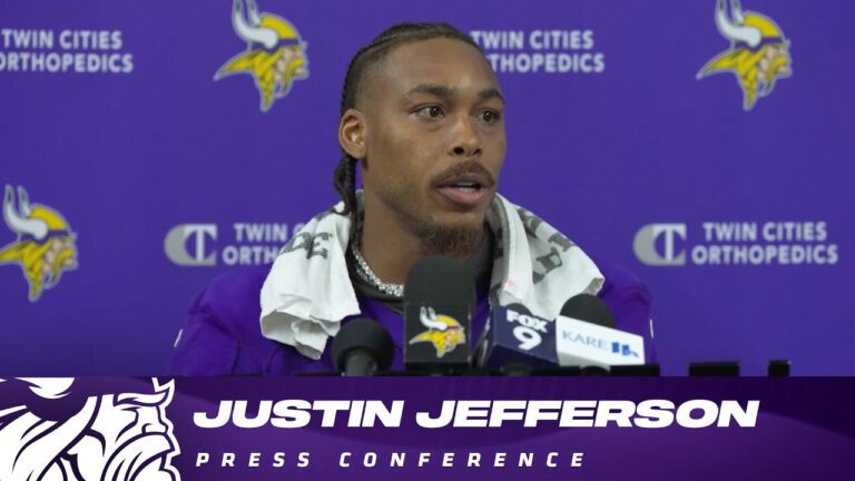 Justin Jefferson on Quarterback Growth, Girls’ Flag Football & Aaron Jones Sr. Minnesota Vikings