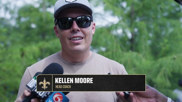 Kellen Moore on importance of community work New Orleans Saints