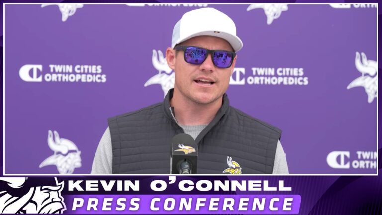 Kevin OConnell on Vikings OTA Practice, Quarterback Position Growth & Harrison Smith