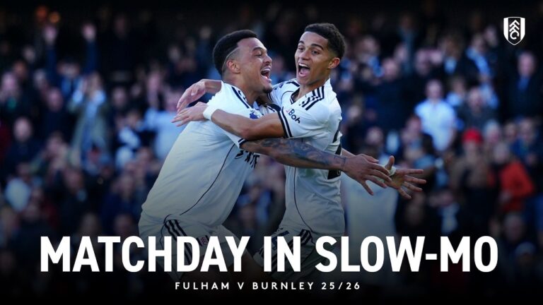 King, Wilson and Raúl goals in slow motion Watch Fulham 3-1 Burnley pitch side