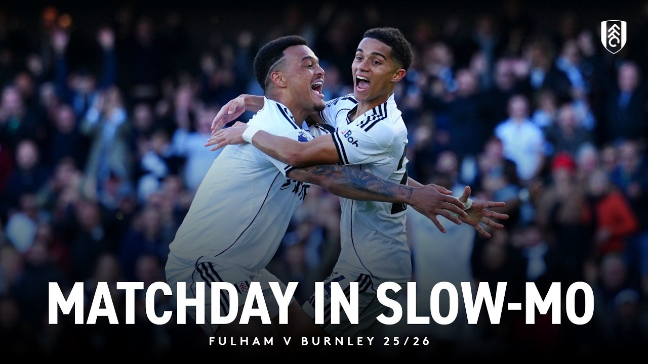 King, Wilson and Raúl goals in slow motion Watch Fulham 3-1 Burnley pitch side