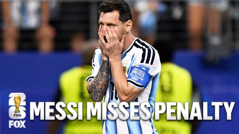 Lionel Messi Misses Penalty Kick vs Austria 2026 FIFA World Cup