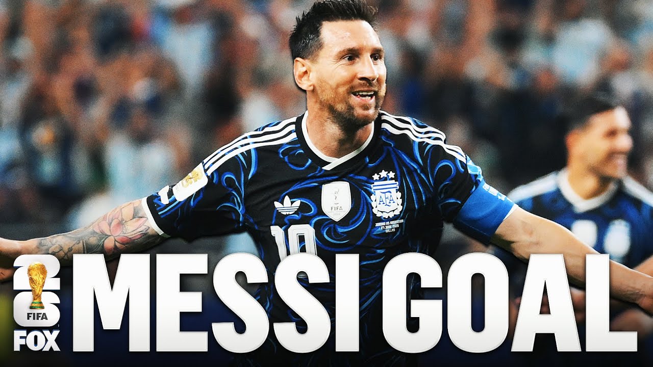 Lionel Messi scores free kick, becomes first to score in SEVEN straight FIFA World Cup matches