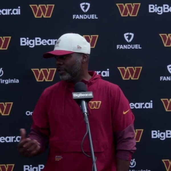 LIVE: DC Daronte Jones speaks to the media before today’s OTA