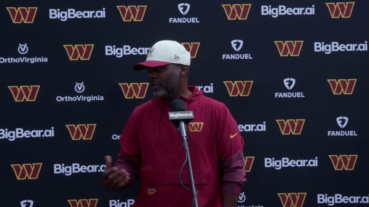 LIVE: DC Daronte Jones speaks to the media before today’s OTA