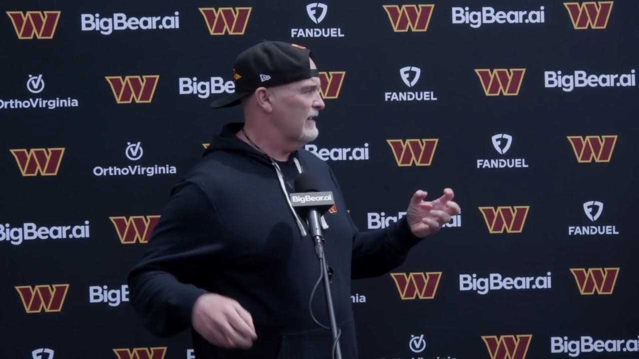 LIVE: HC Dan Quinn Speaks To The Media Before Today’s OTA Washington Commanders