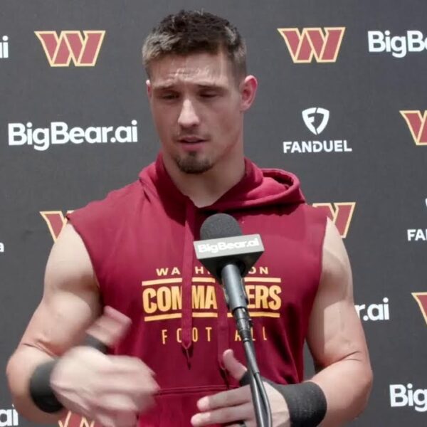 LIVE: LB Leo Chenal Speaks To The Media After Today’s Minicamp Practice
