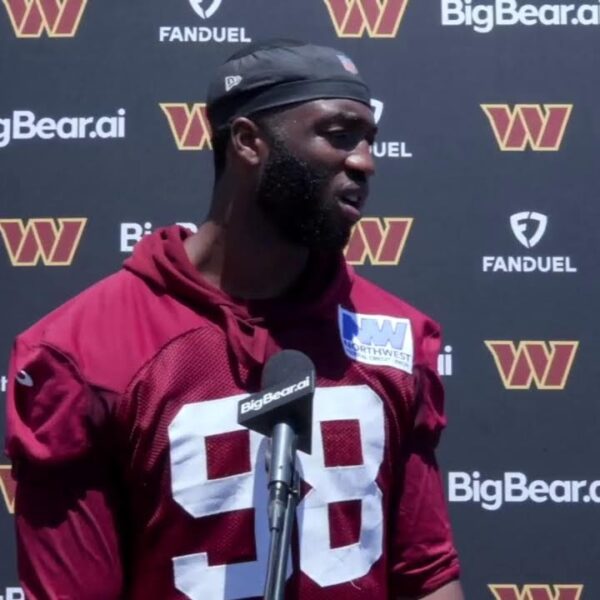 LIVE: OLB Odafe Oweh Speaks to the Media After Today’s OTA