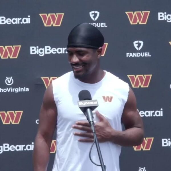 LIVE: RB Rachaad White Speaks To The Media After Today’s OTA Washington Commanders