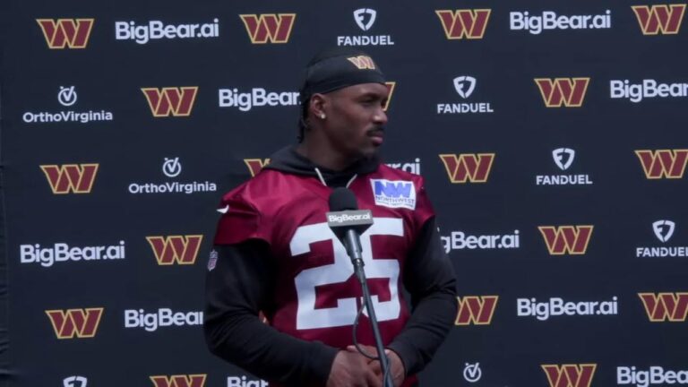 LIVE: S Nick Cross Speaks To The Media After Today’s OTA Washington Commanders