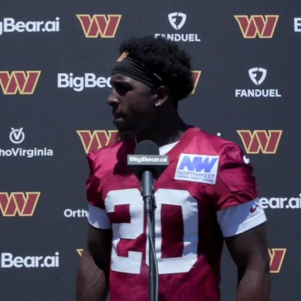 LIVE: S Quan Martin Speaks to the Media After Today’s Minicamp Practice