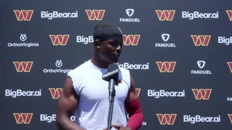LIVE: WR Terry McLaurin Speaks to the Media After Today’s OTA