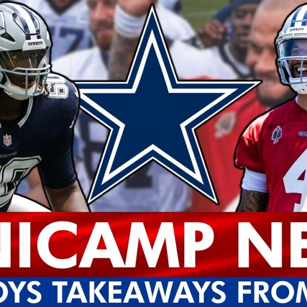 LOADED Cowboys News From Minicamp On 2 Tryouts, LT Battle, George Pickens, Dak, DeMarvion Overshown