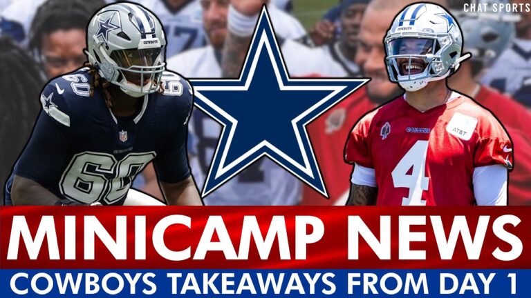 LOADED Cowboys News From Minicamp On 2 Tryouts, LT Battle, George Pickens, Dak, DeMarvion Overshown