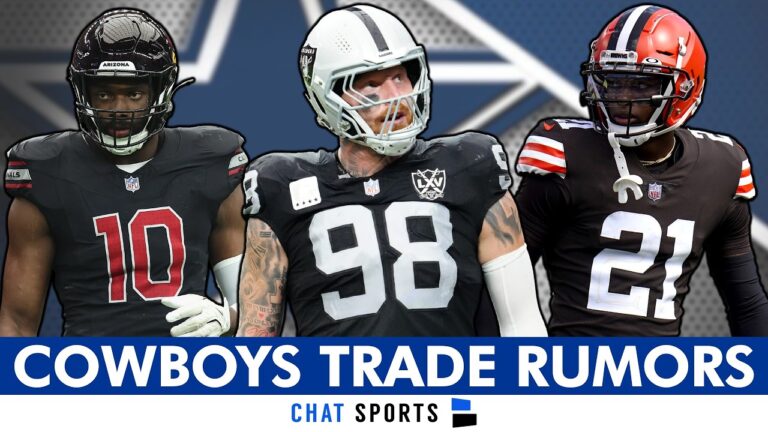 MAJOR Cowboys Trade Rumors After Myles Garrett Trade Ft. Josh Sweat, Maxx Crosby And Denzel Ward