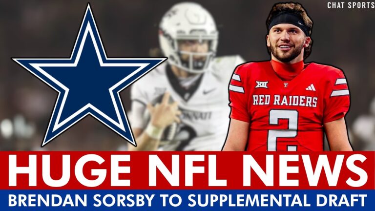 MAJOR NFL News That Impacts The Dallas Cowboys On Brendan Sorsby Entering The Supplemental Draft