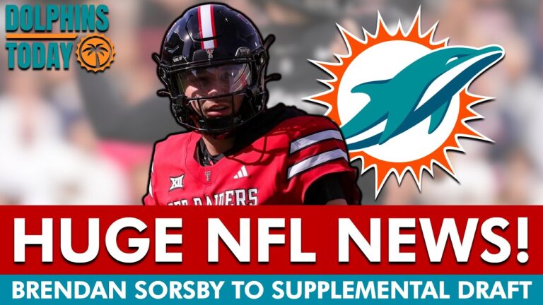 MAJOR NFL News That Impacts The Miami Dolphins On Brendan Sorsby Entering The Supplemental Draft