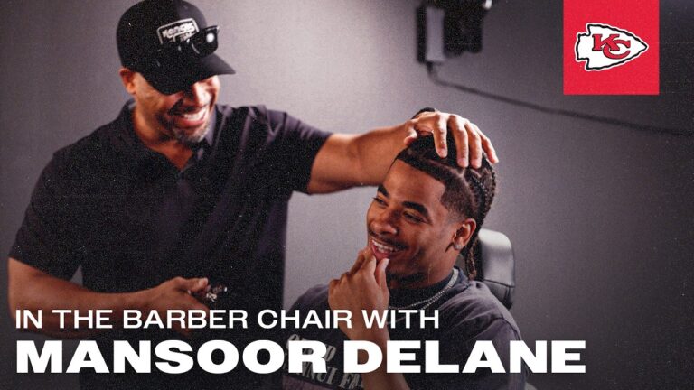 Mansoor Delane Gets His Hair Cut by His Dad Kansas City Chiefs