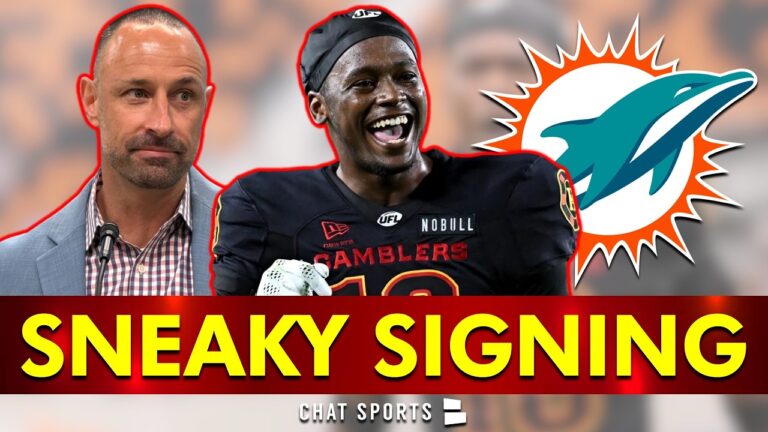 Miami Dolphins Make SNEAKY GOOD Signing! Dolphins News