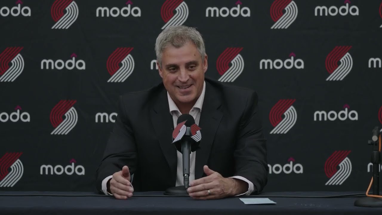 Micah Nori Introductory Press Conference June 25, 2026 Portland Trail Blazers