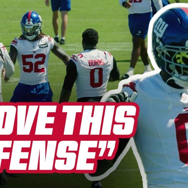 Mic’d Up: Brian Burns at Spring Practices New York Giants